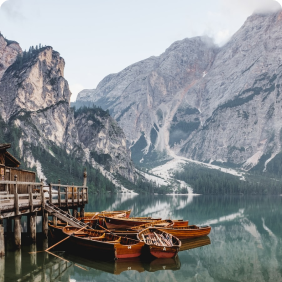imagen de Lago di Braies, lago ubicado en italia